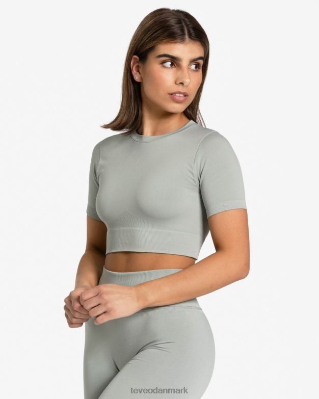 Kvinder grå tøj TEVEO sensation crop top D40RN443