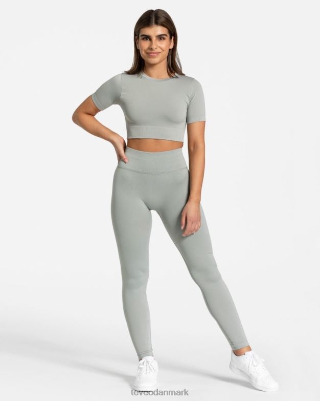 Kvinder grå tøj TEVEO sensation crop top D40RN443