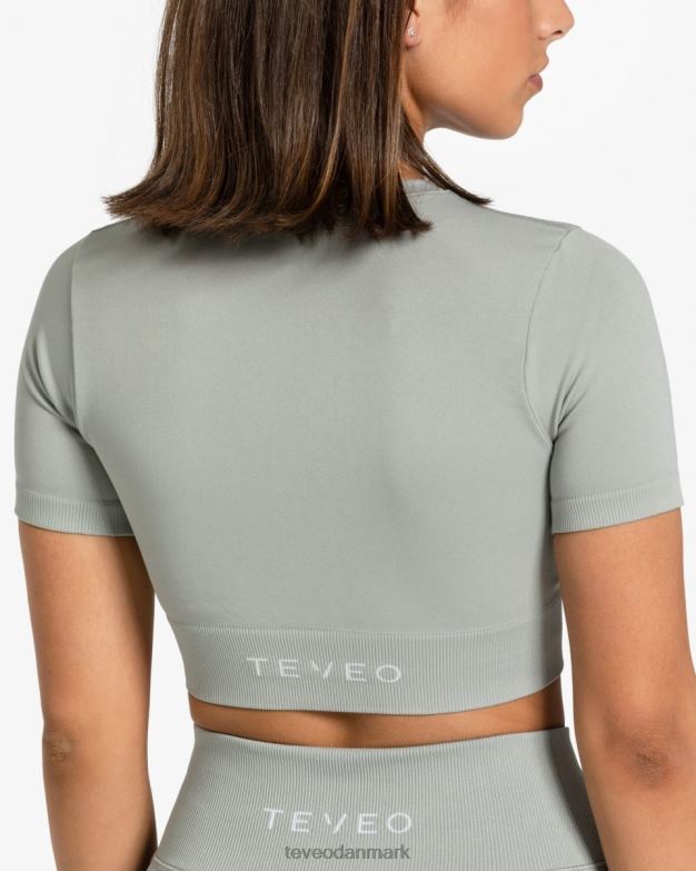 Kvinder grå tøj TEVEO sensation crop top D40RN443