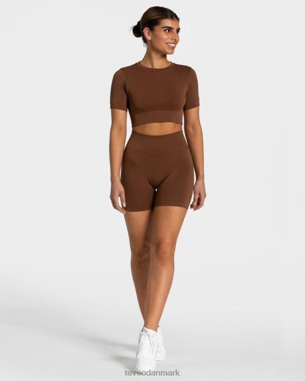 Kvinder karamel tøj TEVEO sensation crop top D40RN444