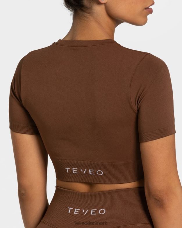 Kvinder karamel tøj TEVEO sensation crop top D40RN444