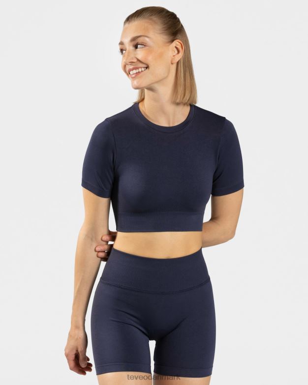 Kvinder mørkeblå tøj TEVEO sensation crop top D40RN442