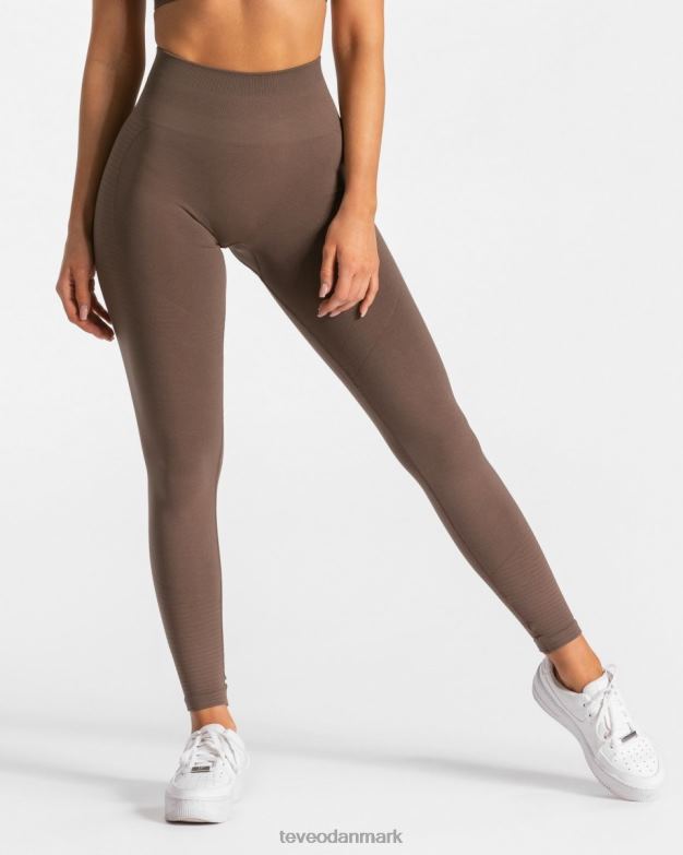 Kvinder Brun tøj TEVEO ægte leggings D40RN130