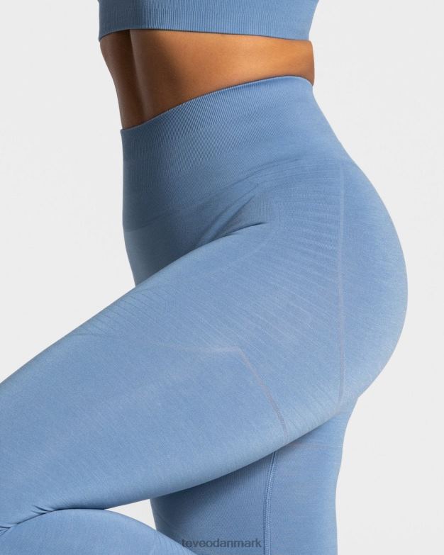 Kvinder blå tøj TEVEO ægte leggings D40RN129