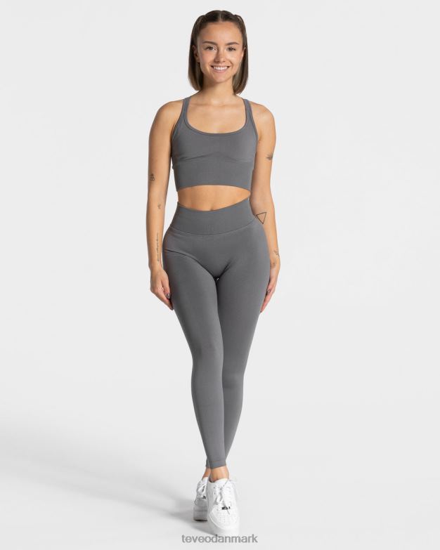 Kvinder grafit tøj TEVEO statement scrunch leggings D40RN110