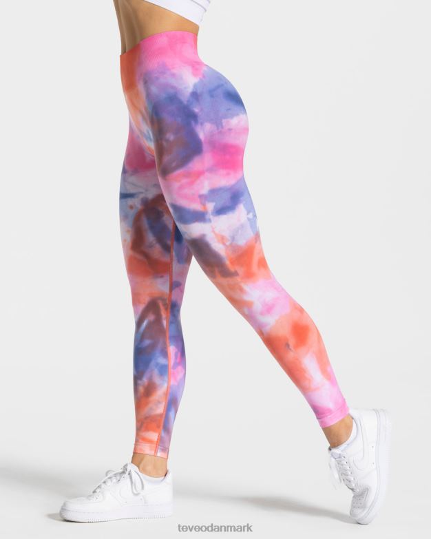 Kvinder hed tøj TEVEO tie dye scrunch leggings D40RN69