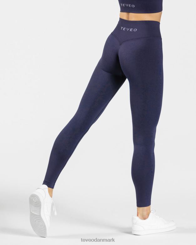 Kvinder mørkeblå tøj TEVEO sensation leggings D40RN146