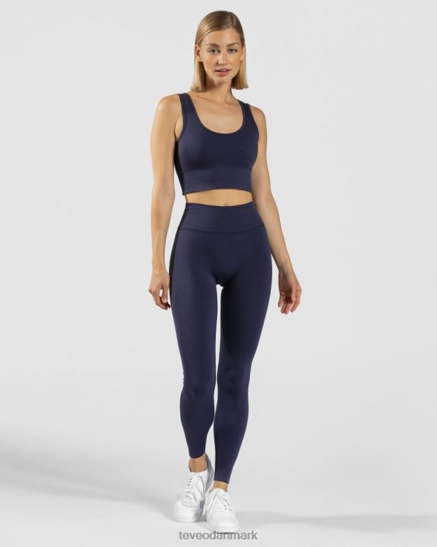 Kvinder mørkeblå tøj TEVEO sensation leggings D40RN146