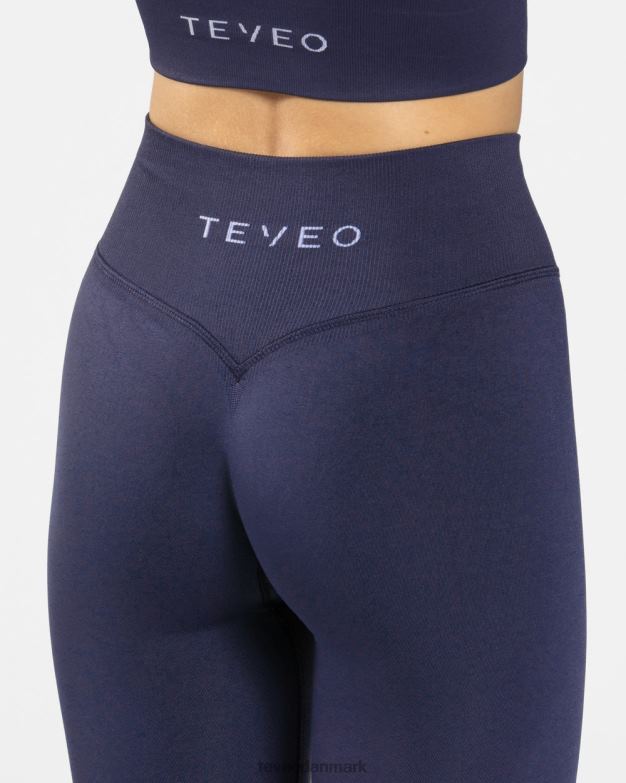 Kvinder mørkeblå tøj TEVEO sensation leggings D40RN146