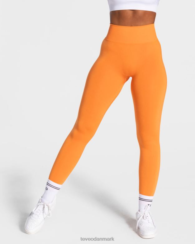 Kvinder orange tøj TEVEO klassiske leggings D40RN78