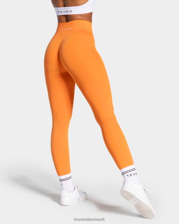 Kvinder orange tøj TEVEO klassiske leggings D40RN78