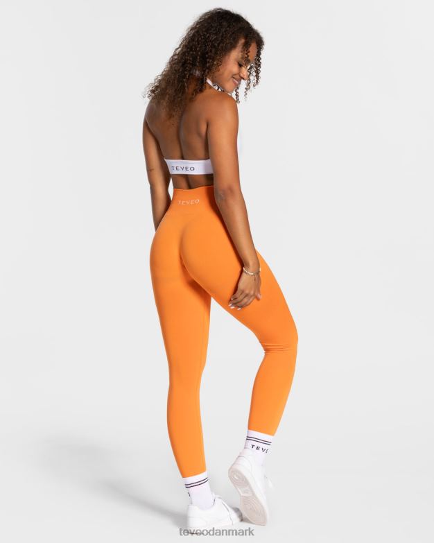 Kvinder orange tøj TEVEO klassiske leggings D40RN78