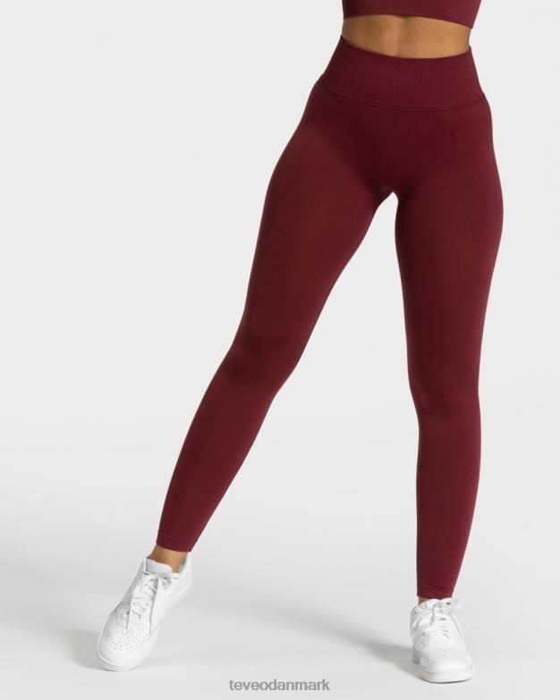 Kvinder rødvin tøj TEVEO sensation leggings D40RN152