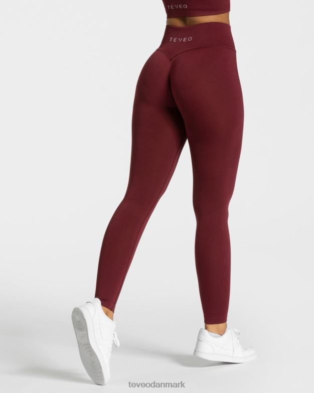 Kvinder rødvin tøj TEVEO sensation leggings D40RN152