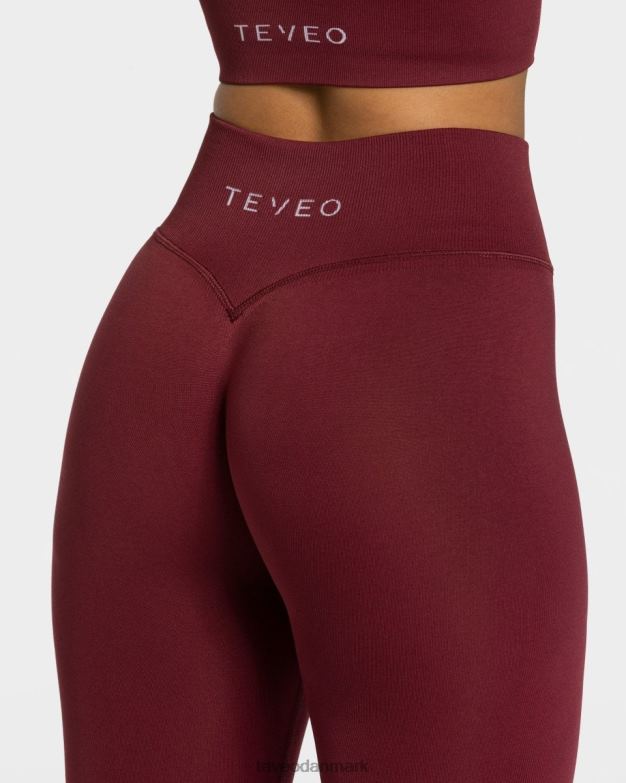 Kvinder rødvin tøj TEVEO sensation leggings D40RN152