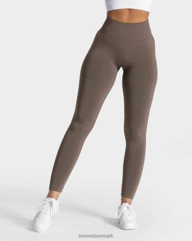 Kvinder taupe tøj TEVEO klassiske leggings D40RN83