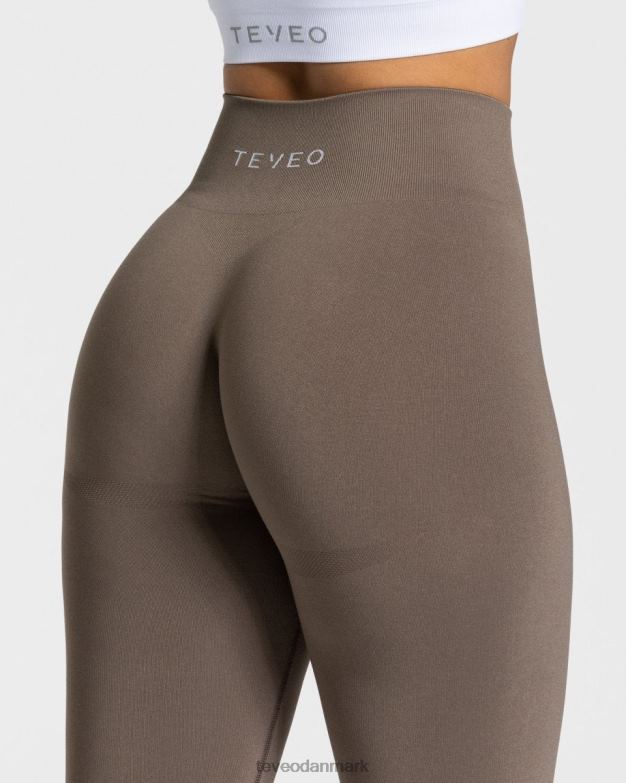 Kvinder taupe tøj TEVEO klassiske leggings D40RN83